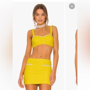 2 PC assignment set together - top is Medium and skirt xs